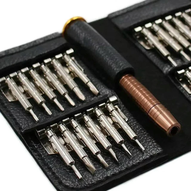 Alt view image 3 of 3 - AJMRTC 25 in 1 Magnetic Precision Screwdriver Bit Set, Torx Multi Bits Repair Tool Kit, Small Screwdriver Set for Eyeglass, Phone, Watch, Laptop, Camera and Small Electronic Device Maintenance