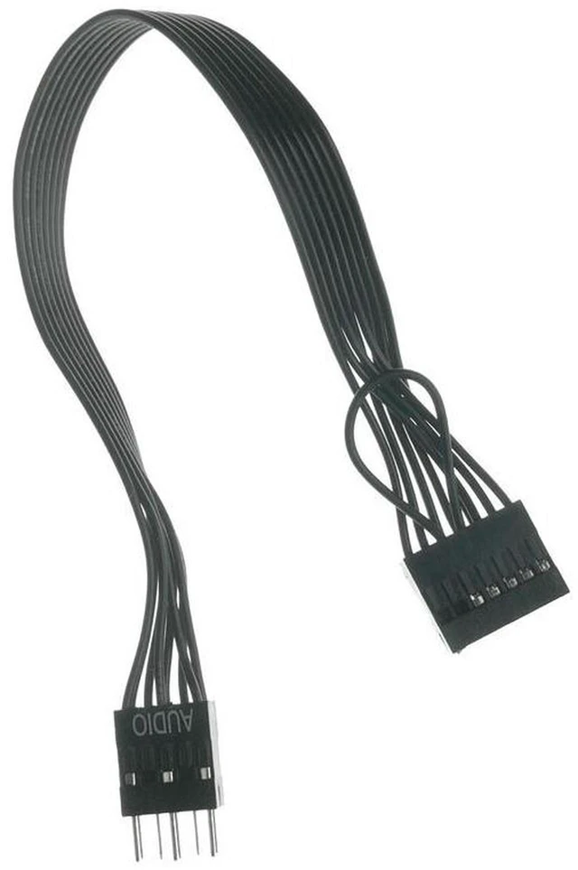 Main image of AJMRTC HD Audio 13Pin Female to 8Pin Male Converter Cable, 20cm 22AWG Wire, Motherboard Front Panel HD Audio Adapter Cord for PC Host Front Audio Interface Connection