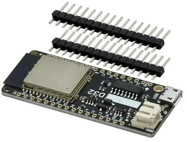 Main image of AJMRTC LOLIN D32 V1.0.0 ESP32 WiFi Bluetooth Development Board, ESP-WROOM-32 Chip with 4MB FLASH, MicroPython & Arduino Compatible, IoT Wireless Controller Board for Smart Home, Electronic DIY Embedde