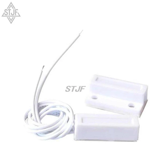 Main image of AJMRTC MC-38 Wired Door Window Contact Sensor, Magnetic Switch Detector for Home Security Alarm System, NC Magnetic Contact Sensor for Door Window Opening Detection