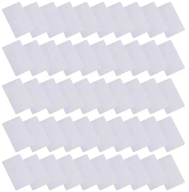 Main image of AJMRTC 50 Pack NTAG215 NFC Cards, Blank Rewritable 215 Tags, 504 Bytes User Memory, 13.56MHz ISO14443A PVC NFC Cards for TagMo, Amiibo, All NFC Enabled Smartphones & NFC Reader Devices