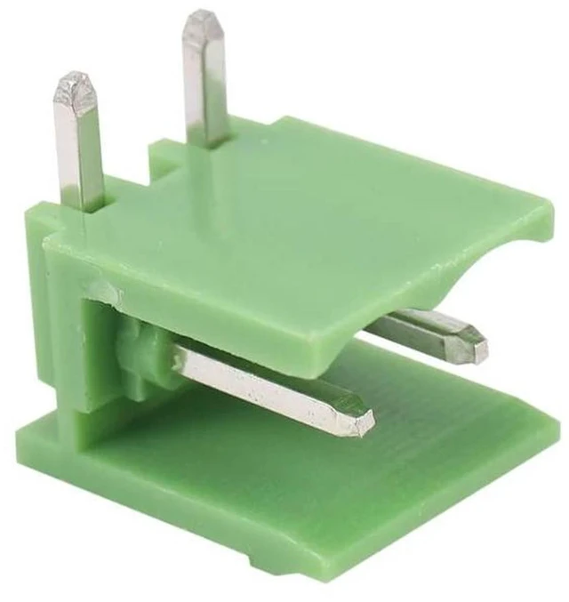Main image of AJMRTC 20Pcs 5.08mm Pitch 2Pin Right Angle PCB Screw Terminal Block Connector, Plug-In Type Terminal Connector, Screw Connection Socket for Circuit Board Wiring, Electronic Industrial Wiring Project