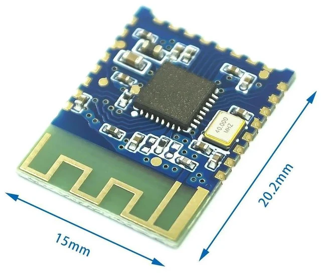 Alt view image 2 of 3 - AJMRTC JDY-25 JDY-25M BLE Bluetooth 5.0 MESH Module, Master-Slave UART Transparent Transmission Wireless Serial Port Module, 1.9-3.6V Operating Voltage, 80M Communication Range for Smart Home & IoT