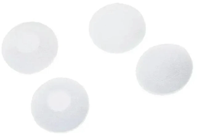 Main image of AJMRTC 200Pcs White Soft Sponge Earphone Covers, Disposable Headphone Ear Pad Replacement Cushions, Foam Ear Tips Protective Sleeves for On Ear Headset, Earbud, Audio Equipment Hygienic Cover