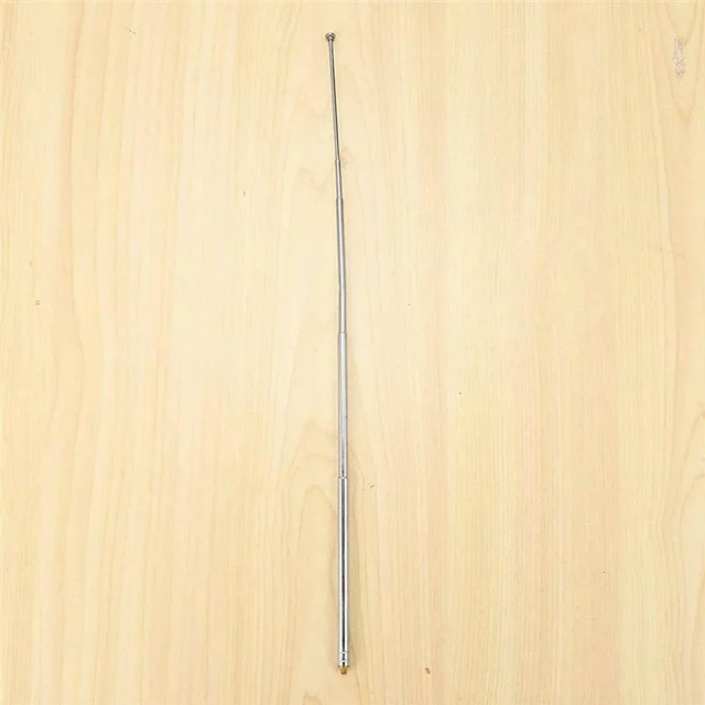 Alt view image 3 of 3 - AJMRTC 6Pcs RC Model Car Expansion Antenna, 5-Section Silver Telescopic Aerial, 3mm External Threaded Antenna Replacement for RC Vehicle Remote Control Receiver Signal Extend