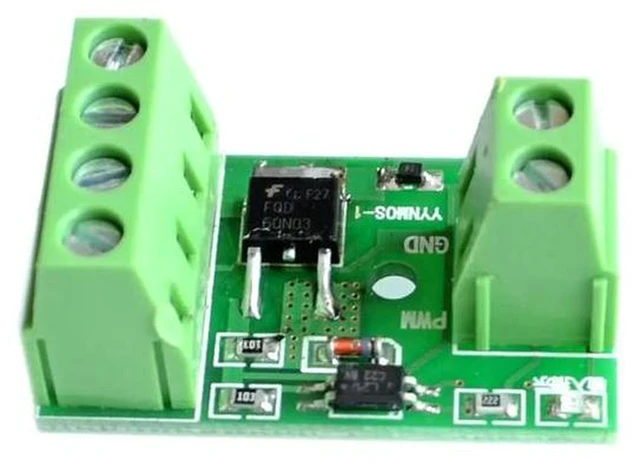 Alt view image 2 of 3 - AJMRTC MOSFET Optocoupler Isolation Driver Module, Field Effect Transistor Trigger Switch Board, PWM Control High Side / Low Side Switch, DC 3-20V Input, Opto-Isolated MOS Driver for Motor & Load Cont