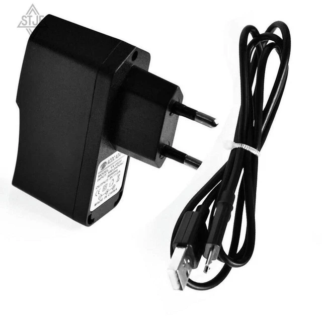 Main image of AJMRTC 1Pcs AC 100-240V to DC 5V 2A 2000mA Power Supply Adapter, EU Plug AC-DC Converter with 5.5mm x 2.1mm DC Jack, Universal Charger for LED Strips, Router and Electronic DIY Devices