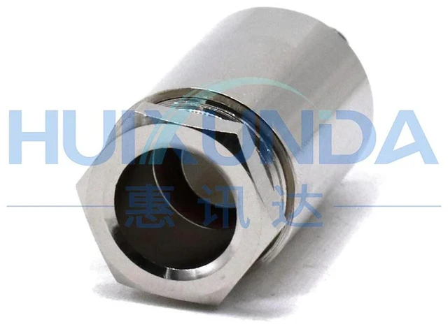 Alt view image 3 of 3 - AJMRTC RPSMA-K7 Connector, Reverse SMA Female with Male Pin Weld Type 50-7 Cable RF Connector, SMA-K-7 RPSMA-K7 Mount Adapter for 50-7 Coaxial Cable Wireless Antenna DIY Projects