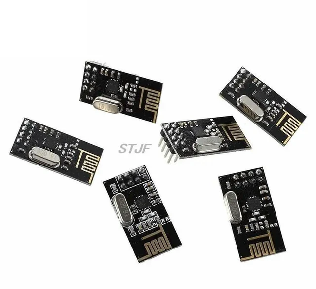 Alt view image 3 of 3 - AJMRTC Black NRF24L01 Wireless Transceiver Module, 24L01+ Upgrade Black King Kong Version, 2.4GHz RF Data Transmission Module for Arduino, STM32 Microcontroller Electronic DIY & Robot Projects