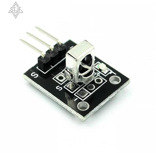 Alt view image 3 of 3 - AJMRTC HX1838 Infrared IR Remote Control Module DIY Kit, Infrared Receiver Sensor Module with Remote Controller 1LOT, Wireless IR Transceiver Kit for Raspberry Pi, Electronic Experiment & DIY Projects