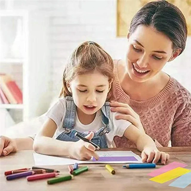 Alt view image 3 of 3 - AJMRTC 32Pcs Guided Reading Highlight Strips, Colored Overlay Bookmark Reading Tracking Rulers With Guide Line, Reading Aids Tools for Dyslexia, ADHD, Visual Stress, Students Classroom & Home Learning