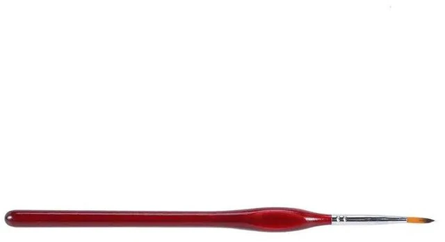Alt view image 2 of 3 - AJMRTC 24-Piece Fine Detail Paintbrush Set, Assorted Tip Nylon Artist Paint Brushes for Acrylic, Watercolor, Oil, Gouache, Miniature Model, Canvas, Fine Line & Detailing Painting, Art Supplies for Beg