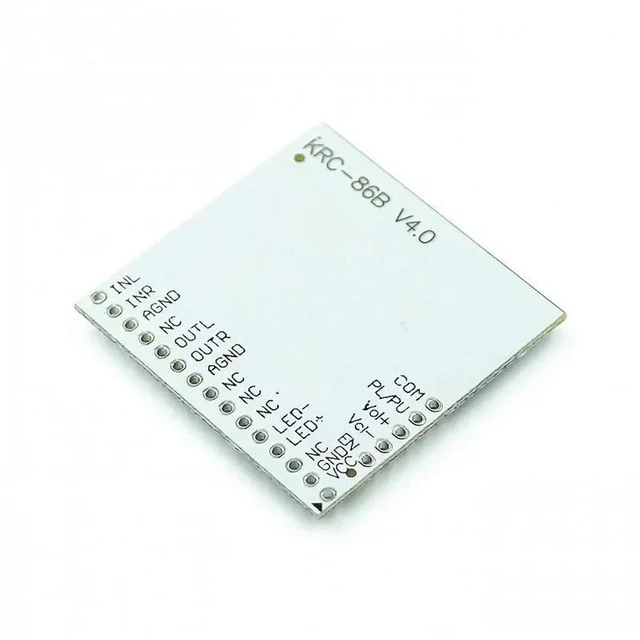 Alt view image 2 of 3 - AJMRTC KRC-86B V4.0 Bluetooth Stereo Audio Receiver Module, Wireless Bluetooth Audio Board for Speaker Amplifier Modification, 1Pcs/Lot Bluetooth Sound Decoder Module DIY Audio Project