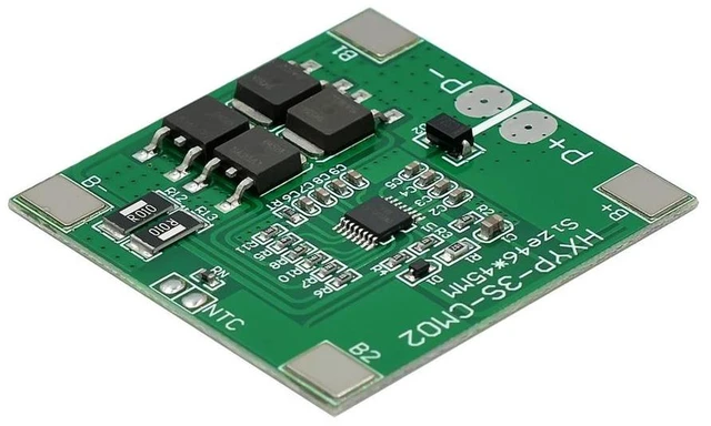 Alt view image 3 of 3 - AJMRTC 3S 12V 12.6V Lithium Battery Protection Board, 14A BMS Anti-overcharge Over-discharge Overcurrent Short Circuit Protection Module, Suitable for Sprayer, LED Light and 3-Cell Li-ion Battery Pack