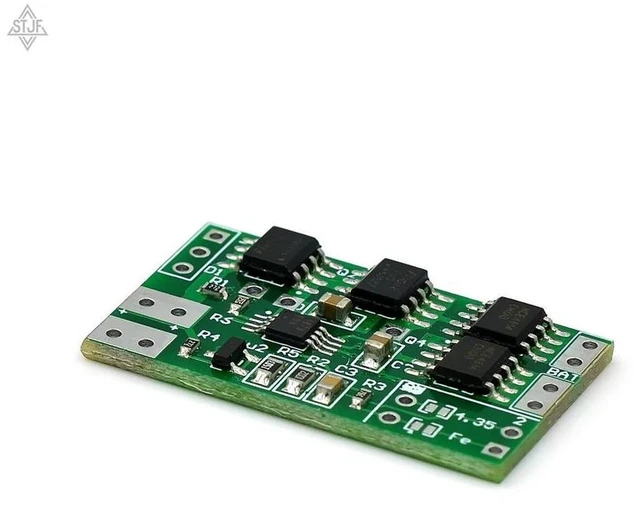 Alt view image 3 of 3 - AJMRTC MAX1879 Solar Lithium Charging Module, 4.35V Max Lithium Battery Charger PCB Board, Solar Powered Charging Controller Module for Single Cell Lithium Battery DIY Solar Power Projects