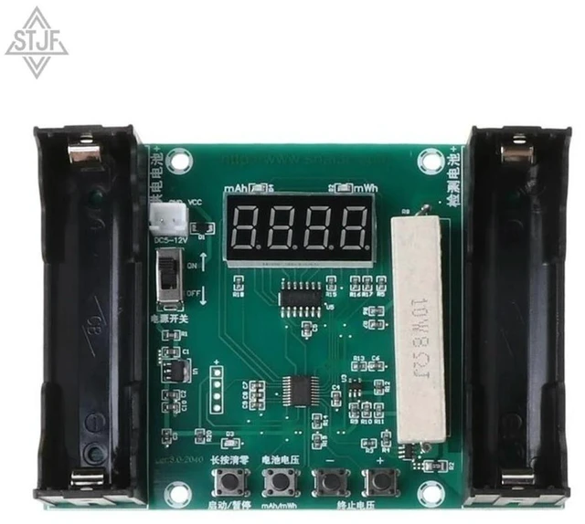 Main image of AJMRTC XH-M240 Lithium Battery Capacity Tester Module, Digital mAh mWh Discharge Electronic Load True Capacity Meter, 18650 Lithium Cell Detector for Battery Testing, Capacity Measurement & DIY Batter