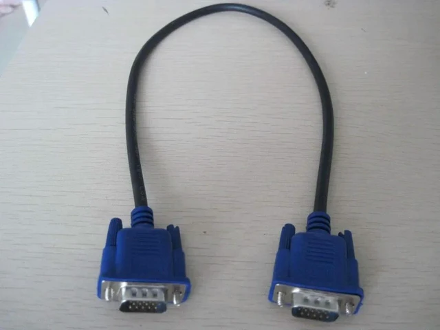 Alt view image 3 of 3 - AJMRTC 50cm VGA 15Pin Male to Female Extension Video Cable, 15 Pin VGA Signal Cord for PC Computer Host, Monitor and Projector, Analog VGA Display Extension Wire for Office and DIY Setup