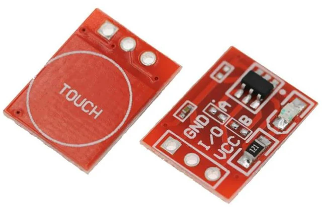 Alt view image 3 of 3 - AJMRTC 150Pcs TTP223 Capacitive Touch Button Module, Single Channel Touch Sensor Switch, Configurable Self-Locking & Jog Momentary Mode for Arduino, Raspberry Pi Electronic DIY Projects