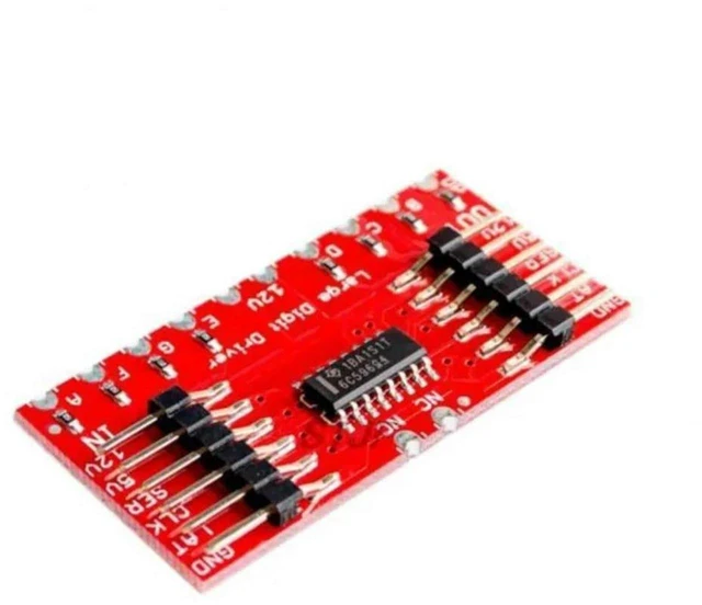 Main image of AJMRTC TPIC6C596 8-Bit Shift Register IC Chip, Power Logic Shift Register for 7-Segment LED Display Driving, High Current Output for Digital Tube Control Electronic DIY Projects