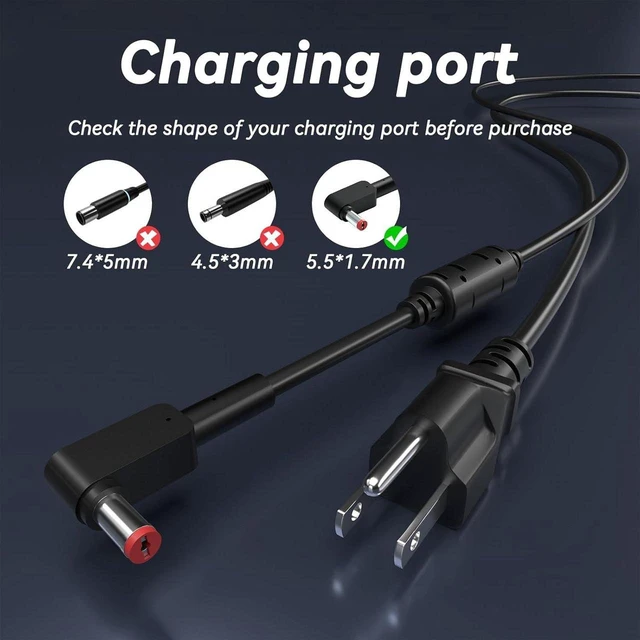 Alt view image 6 of 7 - 230W Gaming Laptop AC Adapter Charger Replacement for Acer Predator Helios Neo 300 16 18 PHN16-71 PHN16-72 PHN18-71 PHN14-51, Nitro 16 17 V16 V17 16" AI AN17 AN16, 5.5*1.7mm Power Supply Cord