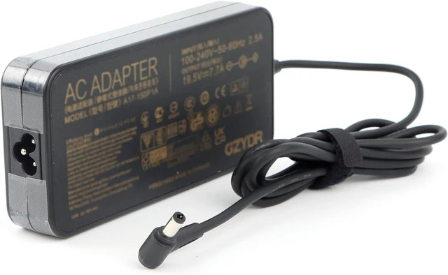 Alt view image 3 of 7 - 150W Laptop AC Adapter 19.5V 7.7A A17-150P1A Power Charger for Asus Gaming Laptop, 5.5x2.5mm DC Jack (NOT 4.5x3.0mm), Replacement Power Supply Fit GL503G GL503GE GL703G GL703GE FX504GM G53S G73S