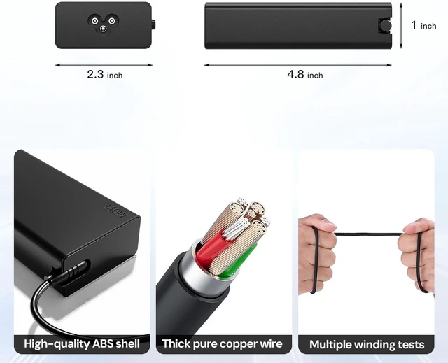 Alt view image 5 of 6 - 140W Multi Wattage USB C Laptop Charger, 135W 130W 120W 118W PD Type-C AC Adapter for Lenovo Yoga ThinkPad, MacBook, MSI Prestige Summit, Dell XPS Precision Latitude, HP Omen Transcend Spectre, Acer