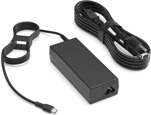 Main image of 100W USB C Laptop Charger, Type-C Power Adapter Compatible with HP Ominibook 5 7 X, Firefly G11 Zbook 8 g1i g1a, Lenovo Yoga Slim 7 Pro 14IAP7, IdeaPad 5 Pro 16, Dell Precision Latitude, Backward 90W
