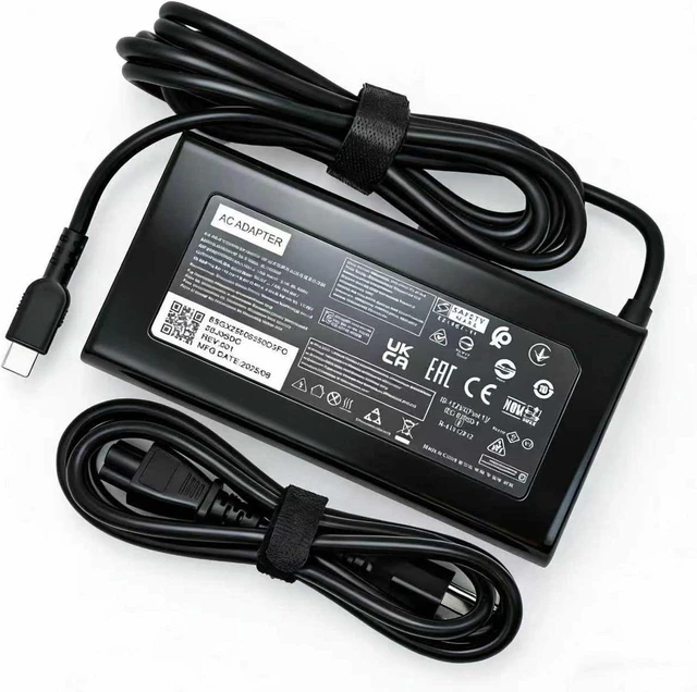 Main image of 140W 135W USB-C Laptop Charger 20V 7A Power Adapter for Lenovo Slim Pro 7 9, IdeaPad 5 Pro, Yoga Pro 7 9, Yoga 9i 9, ADL140YDC3A ADL140YLC3A, Replacement USB Type C Notebook Power Supply