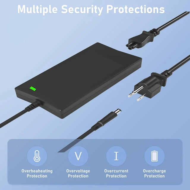 Alt view image 5 of 7 - 180W AC Power Adapter Charger for Dell Docking Station WD19 WD19S WD19TB WD19TBS WD19DCS WD22TB4 WD15 SD25 WD25 D6000 D6000S TB15 TB16 TB18DC K16A K16A001 K17A001 SD25TB4 Thunderbolt Dock Power Supply