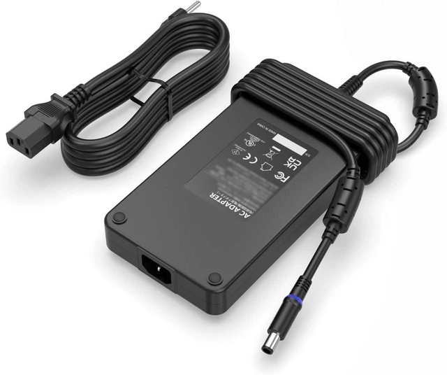 Main image of 240W UL Listed Laptop AC Charger Power Adapter for Dell Alienware M15 R2 R3 R4 R5, M17 R3 R4 R5, 15 17, M16 M14X M17X X15 X16, G5 G7 Gaming Notebook, UL Certified Meets Highest Safety Standards