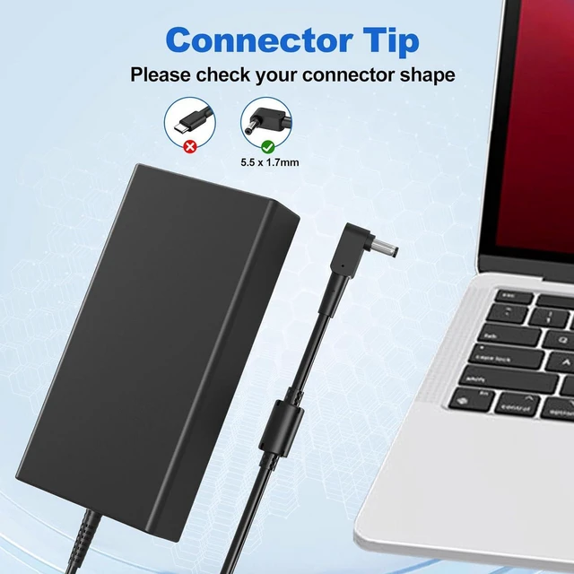 Alt view image 3 of 7 - Slim 230W 19.5V 11.8A Laptop AC Charger Power Adapter for Acer Predator Helios 300 PH315-53 PH315-54 PH317-55, Triton 300 500 PT315 PT515 PT515-52, Slim Portable Gaming Notebook Replacement Power Supp