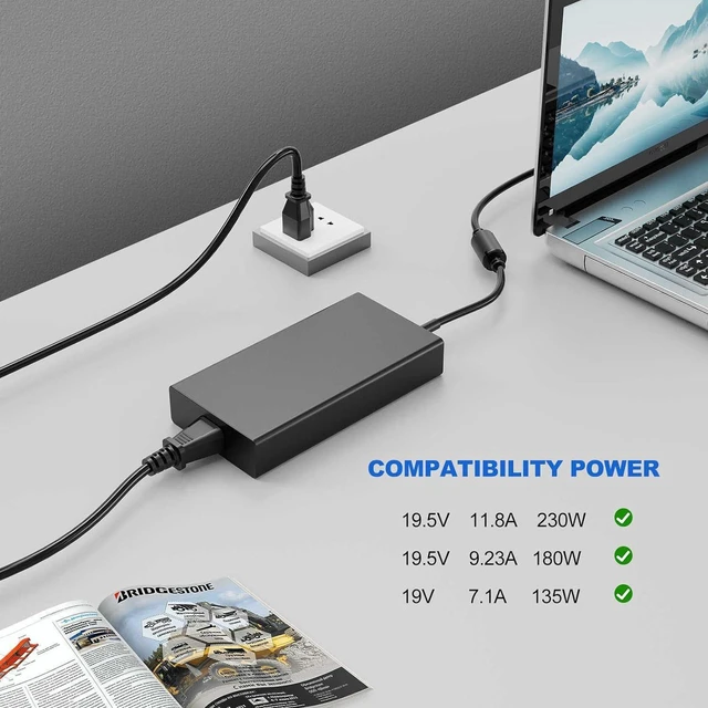 Alt view image 7 of 7 - Slim 230W 19.5V 11.8A Laptop AC Charger Power Adapter for Acer Predator Helios 300 PH315-53 PH315-54 PH317-55, Triton 300 500 PT315 PT515 PT515-52, Slim Portable Gaming Notebook Replacement Power Supp