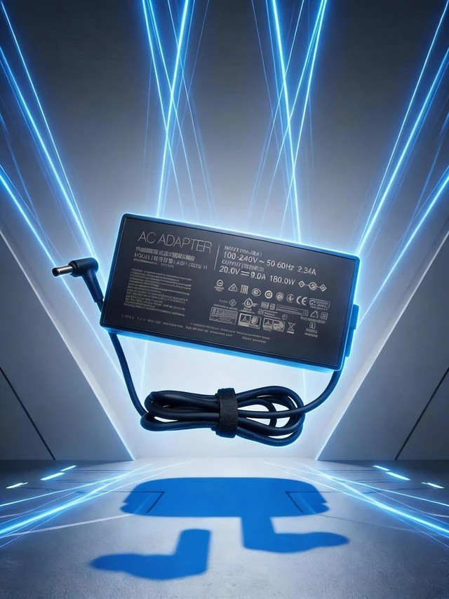 Alt view image 3 of 6 - ADP-180TB H 180W 20V 9A Laptop AC Charger Power Adapter for Asus ROG Zephyrus GA502DU GA502D GA502 GA502IU GA401 GA401I GA401II GA401IV, 6.0x3.7mm DC Tip, Replacement Gaming Notebook Power Supply Cord
