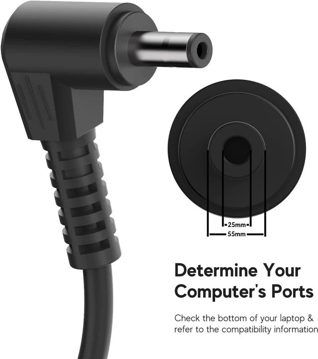 Alt view image 5 of 7 - 150W DC Car Charger 19V/19.5V Auto DC Converter 12V-24V for MSI GS66 GF63 Gaming Laptop, ASUS ROG G73GX G75VX G750JM G751JM G75VW GL502VT, Replacement ADP-180MB Vehicle Power Supply Cord