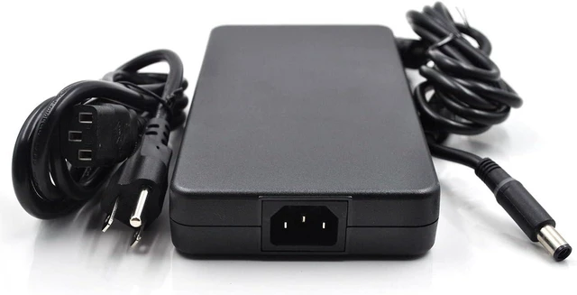 Alt view image 7 of 7 - 240W 180W 19.5V 12.3A Laptop AC Charger Power Adapter with Power Cord for Dell Alienware 13 15 17 R1 R2 R3 R4 R5 M17 M15 M11X M14X M17X M18X G3 G5 G7 Precision 7710 7730 7540 7520 M6500 M6600, 7.4x5.0