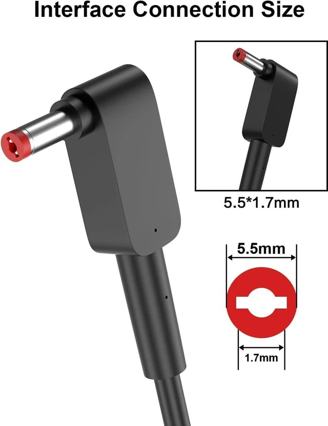 Alt view image 2 of 7 - 180W 135W 19.5V 9.23A Laptop AC Charger Power Adapter with Cord for Acer Predator Helios 300 PH315-52 PH315-51 PH317-51 G3-571 G3-572 Nitro 5 7 AN515-51 AN515-53 AN515-54 Triton 300 500, 5.5x1.7mm DC