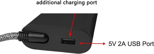Alt view image 6 of 7 - 100W USB-C Laptop AC Charger Power Adapter for HP Spectre Fold 17 x360 16-aa0047nr Pavilion Plus 14 14-ew1010nr ZBook Firefly 14 16 G11 Envy 17-cw1087nr 17-cw1097nr, TPN-LA31 N57041-001 N56858-001