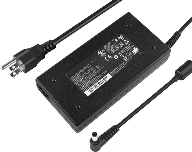 Main image of 120W AC Charger Replacement for MSI GF63 Thin 8SC 8RCS 9SC 9RCX MS-16R3 MS-16R4 GTX1650, A12-120P1A ADP-120RH D, NOT for GF63 Thin 10SCXR 10SC 10UD 10UC 11SC 11UD 11UC GF75 Thin 10UEK