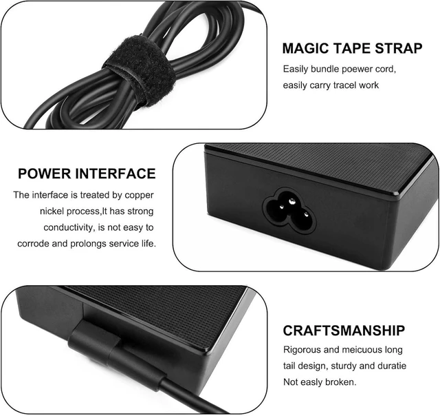 Alt view image 2 of 7 - 90W USB-C AC Charger Adapter Replacement for Asus Vivobook S 14 14X 16X OLED S5406M S5406S K3502Z K3402X TP3402Z M3502R S5402S S5602Z M5602S, Zenbook 14X UX3404V UX5400Z Q410V Q420V, A21-090P2A ADP-90