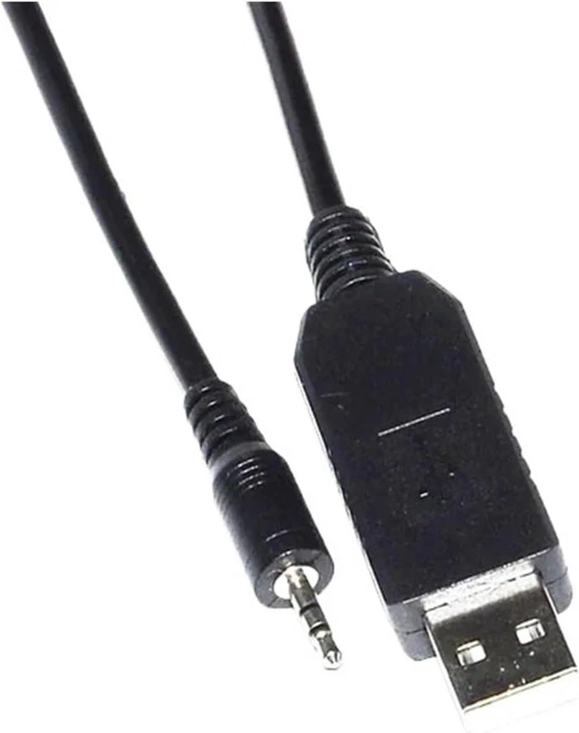 Main image of FT232RL Chip USB to TRS 2.5mm Audio Jack RS485 Serial Converter Cable, 1.8M Black USB Adapter Cord for MFC to PC, USB A Male to 2.5mm TRS Connector for Serial Communication
