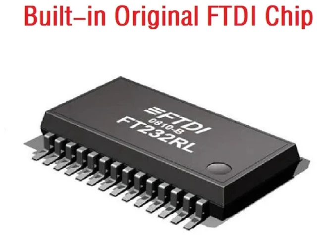 Alt view image 5 of 6 - USB RS232 to DB9 D-SUB 9-Pin Male Console Debug Cable with FT232RL Chip, 1M APC 940-0024E Replacement Adapter for APC Smart UPS AP9606 AP9617 AP9618 AP9619, UPS Serial Communication Cord