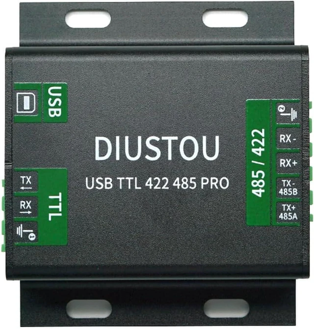 Alt view image 7 of 7 - USB to RS422 RS485 Multifunctional Serial Port Adapter, Industrial Grade Isolated FT232 Chip Supports TTL Interface, High Speed Serial Converter for Industrial Communication, PLC, Sensor Data Transmis