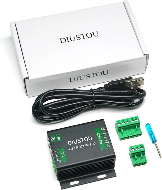 Alt view image 2 of 7 - USB to RS422 RS485 Multifunctional Serial Port Adapter, Industrial Grade Isolated FT232 Chip Supports TTL Interface, High Speed Serial Converter for Industrial Communication, PLC, Sensor Data Transmis