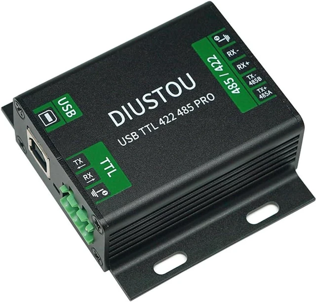 Alt view image 5 of 7 - USB to RS422 RS485 Multifunctional Serial Port Adapter, Industrial Grade Isolated FT232 Chip Supports TTL Interface, High Speed Serial Converter for Industrial Communication, PLC, Sensor Data Transmis