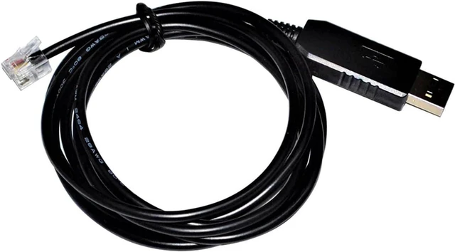 Alt view image 3 of 4 - ZHANGLH FT232RL USB to RJ11 RJ12 RS232 Serial Console Cable 1.8m, USB RS232 Serial Communication Controller Cord for IP Telephone Console, AUX Port Debugging & Configuration