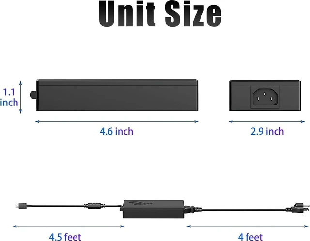 Alt view image 2 of 5 - 240W & 230W Laptop Charger Compatible with MSI Stealth A16 AI+ 16 17 GS77, Alpha 17 C7V, CreatorPro 16 AI Studio A1V, Raider GE66 GE76, Creator A16, GP66 GP76 Leopard Power Adapter