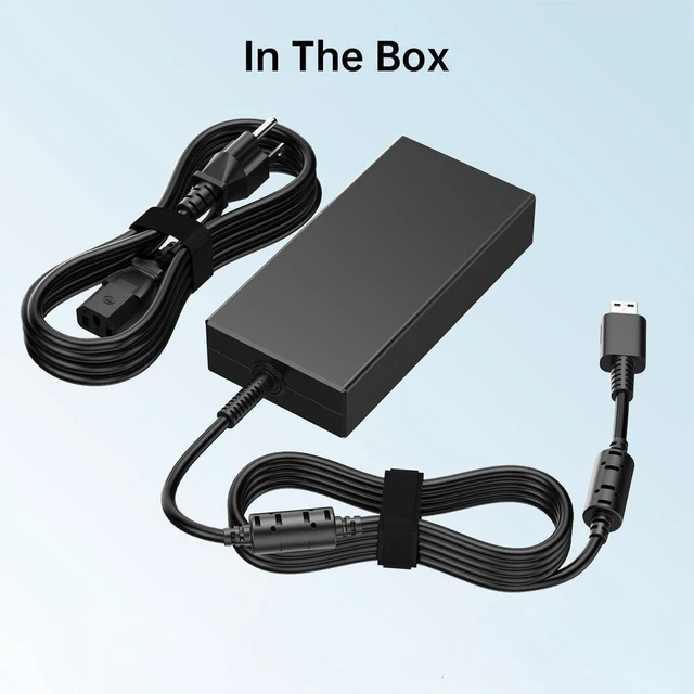 Alt view image 2 of 5 - 240W Laptop Charger Compatible with MSI Stealth GS77 12U 12UH 12UHS 12UGS 12UE 12UX 12UG, Titan GT77 HX 13V 13VH 13VI 13VX 12U 12UHS 12UGS Gaming Notebook Power Adapter