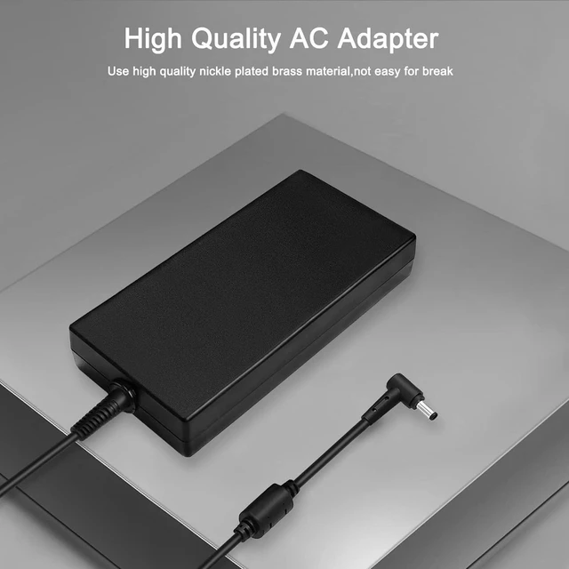 Alt view image 2 of 5 - 20V 11.5A 230W Laptop Charger Compatible with MSI GS66 GS76 WS66 WS76, Creator 15 17, XPG Xenia 15G 2023, A17-230P1B A230A038P Gaming Notebook Power Adapter
