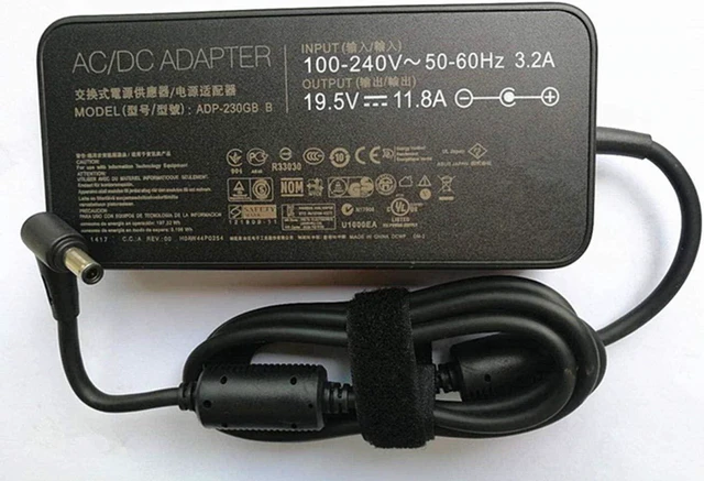 Alt view image 3 of 5 - 230W Laptop AC Charger Compatible with ASUS ROG Strix G G15 G17 G512 GL531 G702 GL731 G712 GL504GS GL504GV, Zephyrus S M M15 S15 GM501 GU502 GX502, ADP-230GB B Gaming Laptop Power Adapter