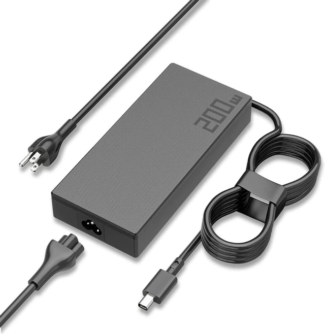 Main image of 200W Laptop Charger Compatible with ASUS ADP-200JB K, ROG Zephyrus G16 G14 GU605MY GU605CP GU605MI GA403WR GA403WW, Flow Z13 GZ302EA, TUF A14 FA401UU FA401UV, ProArt P16 H7606WV PX13 Gaming Notebook